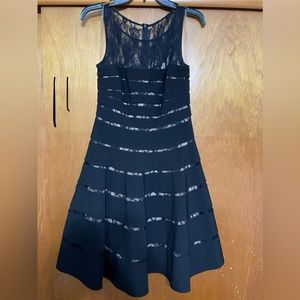 Size 8 black lacy dress